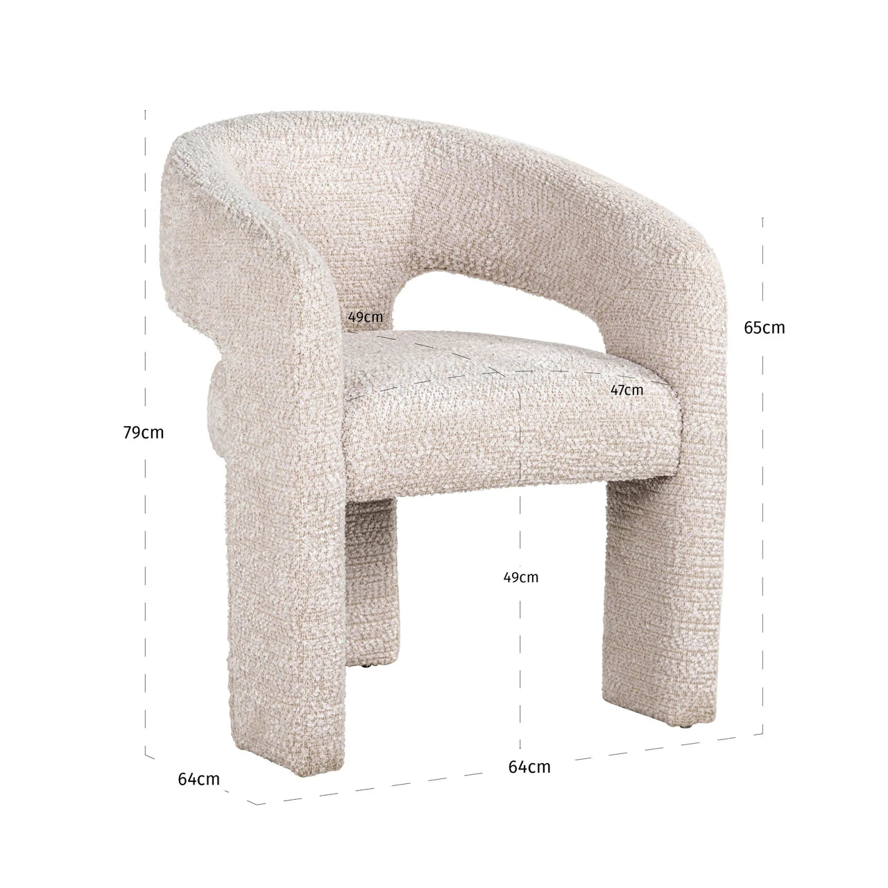 Spisestol Belle tilpasset Richmond Interiors Spisestol