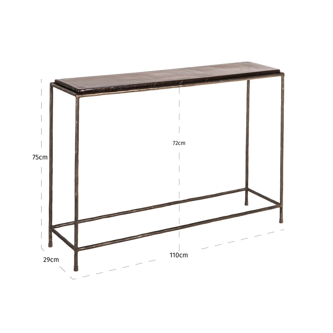 Console Villano bronze Richmond Interiors Konsollbord