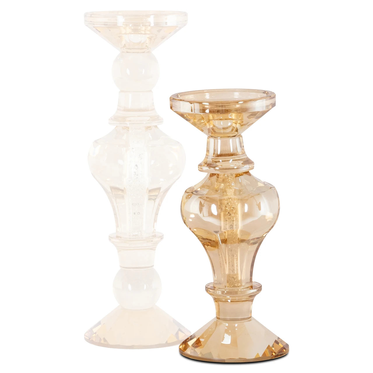 Candle holder Dilan amber small Richmond Interiors Lysestake