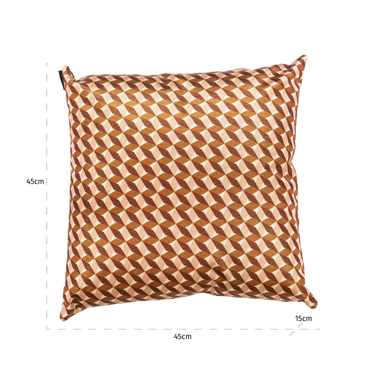 Putetrekk Philine brique 50x50 Richmond Interiors Pute