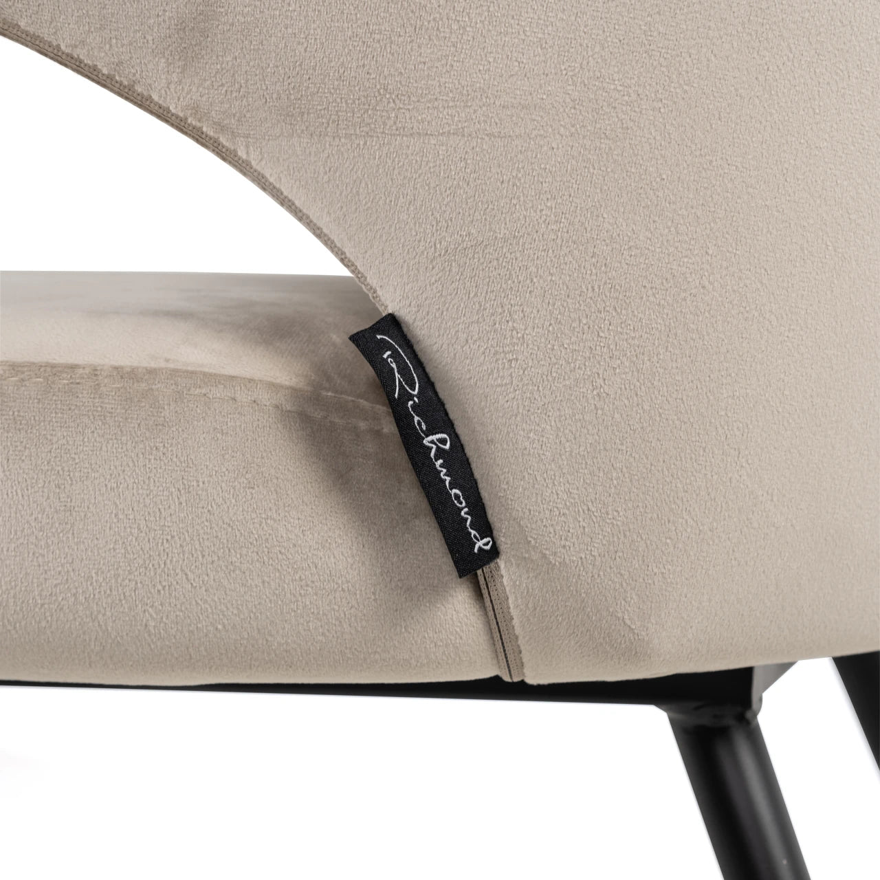 Spisestol Xandra khaki fløyel Richmond Interiors Spisestol