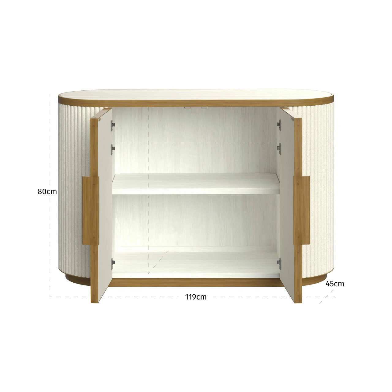 Sideboard Tivoli hvit Richmond Interiors Skjenk