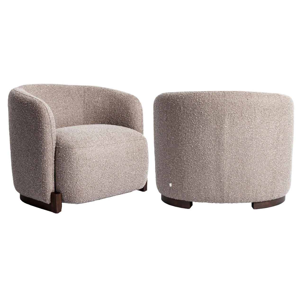 Lounge chair Hannah mocca chunky brannhemmende Richmond Interiors Lenestol