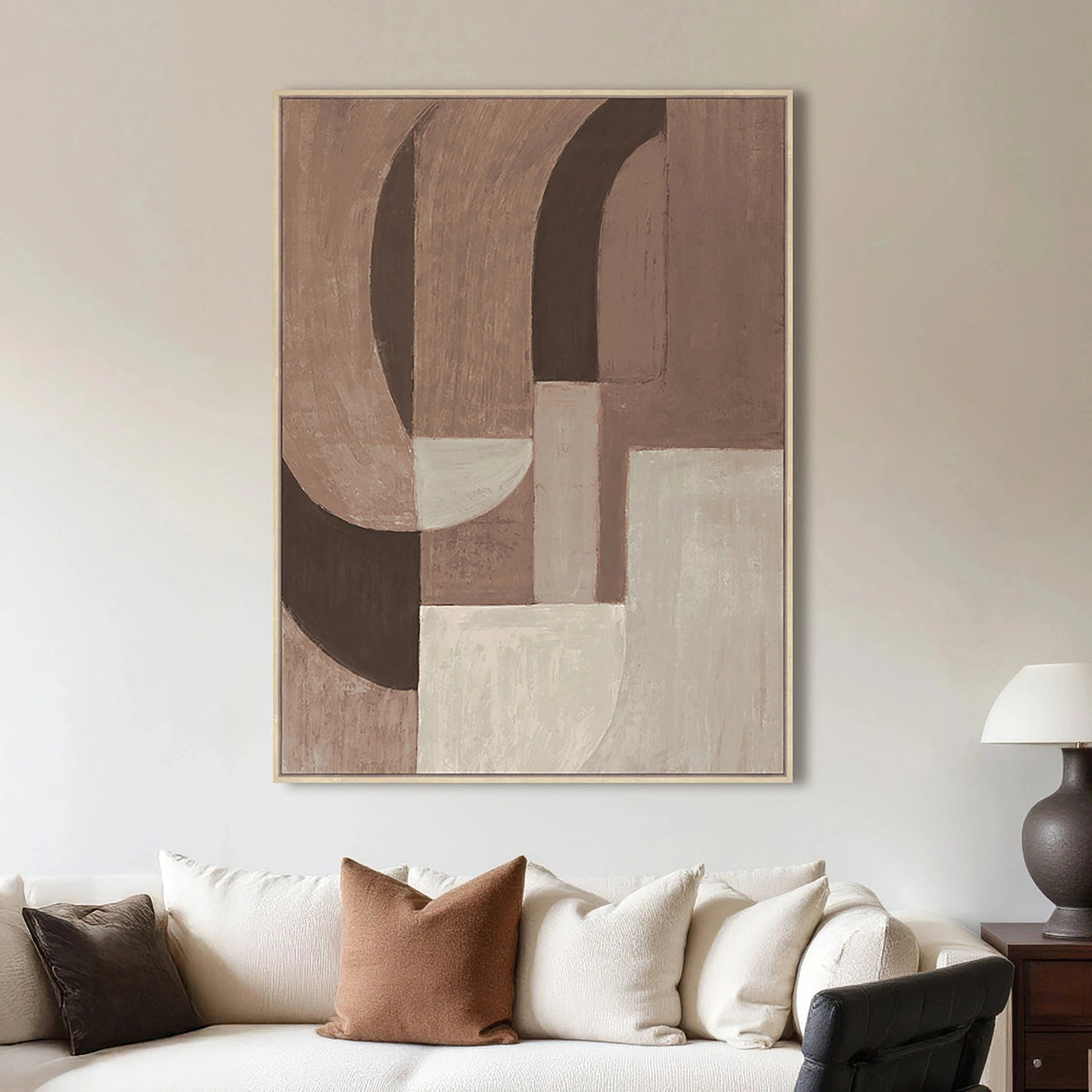 Veggkunst Tatu høyre brun Richmond Interiors Bilde