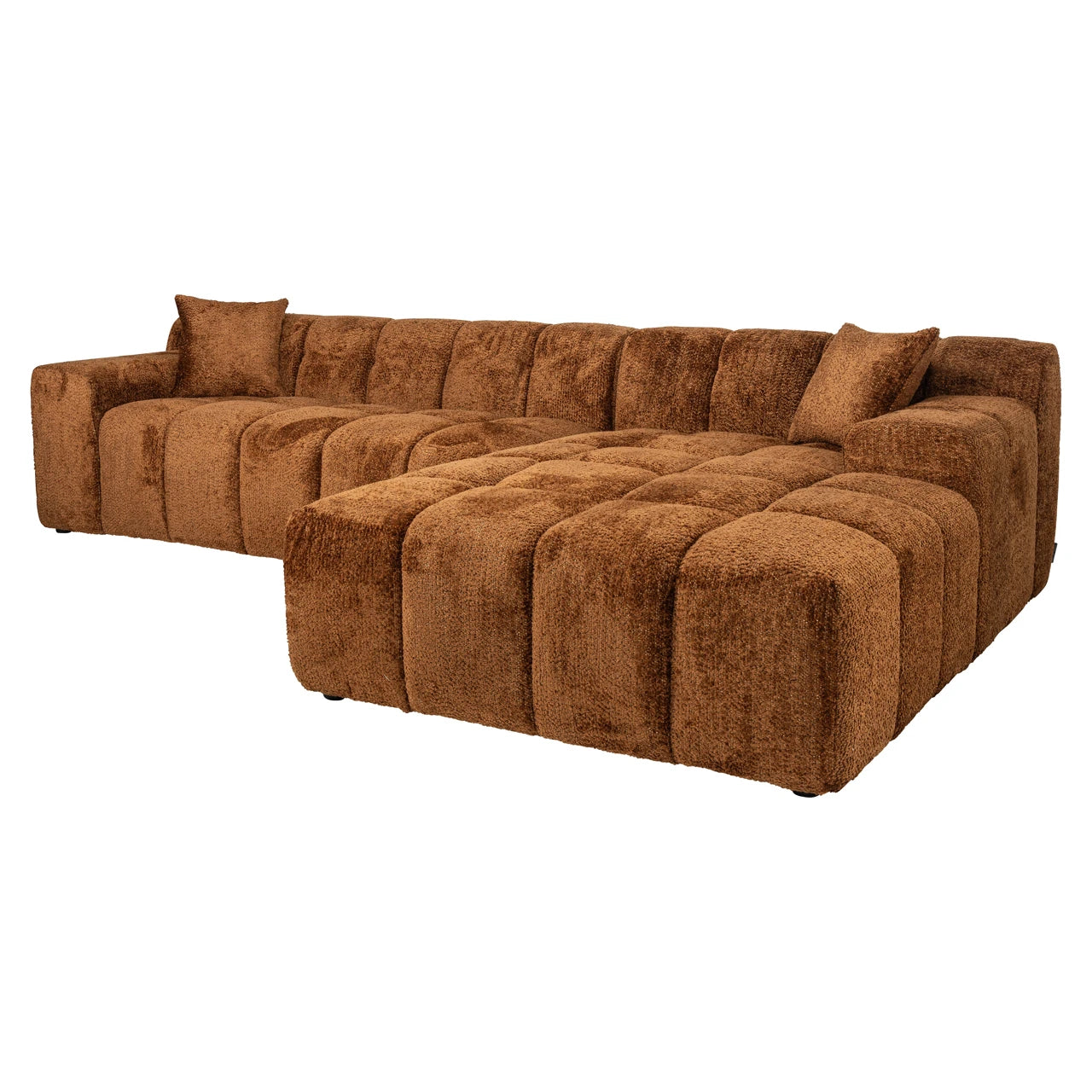 Sofa Cube nydelig kanel 3-seter lounge høyre Richmond Interiors Sofa