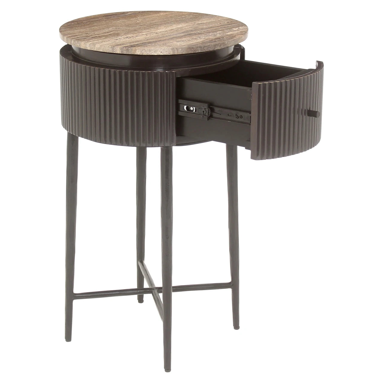 Endebord Russo askebrun Richmond Interiors Sidebord