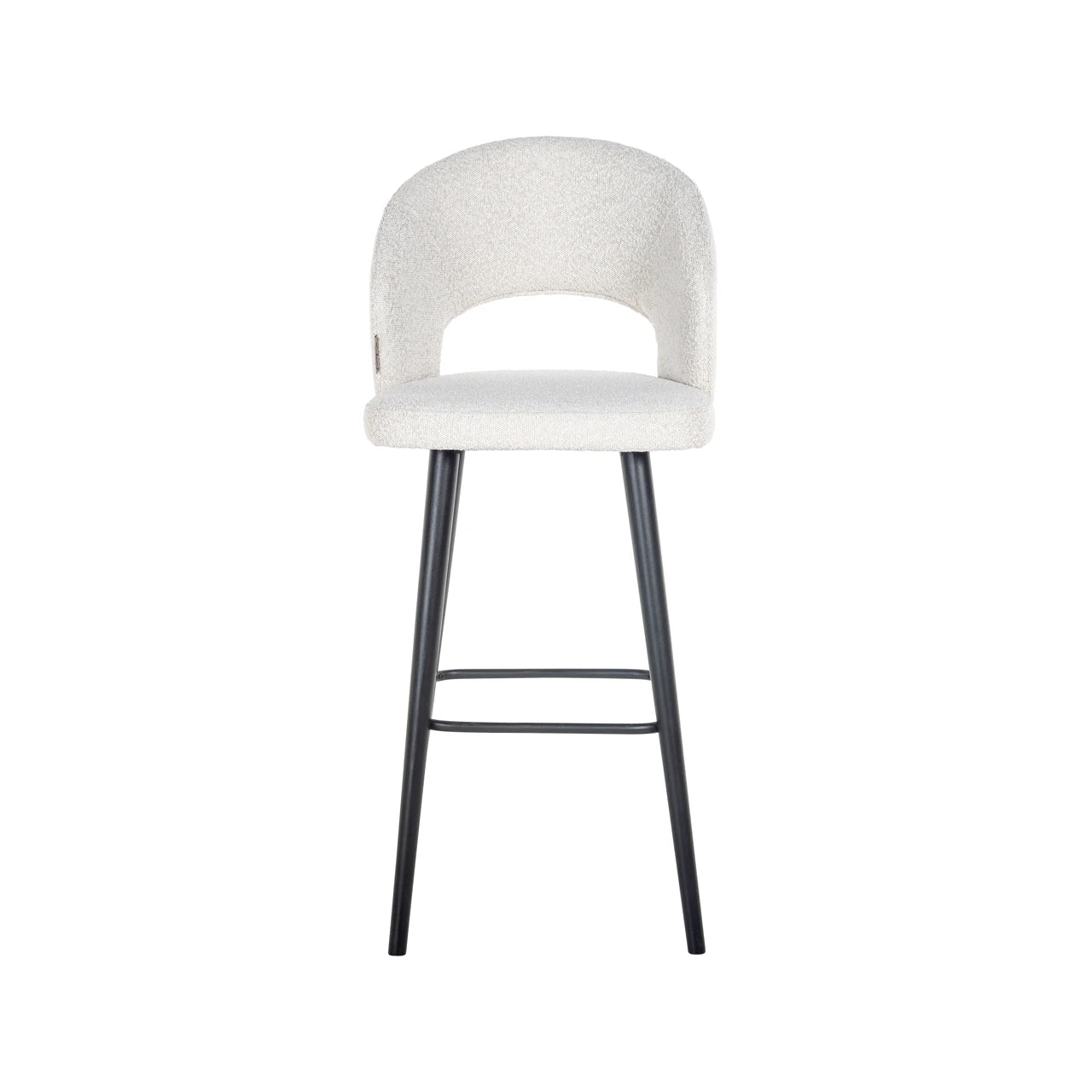 Barstol Savoy hvit bouclé Richmond Interiors Barstol