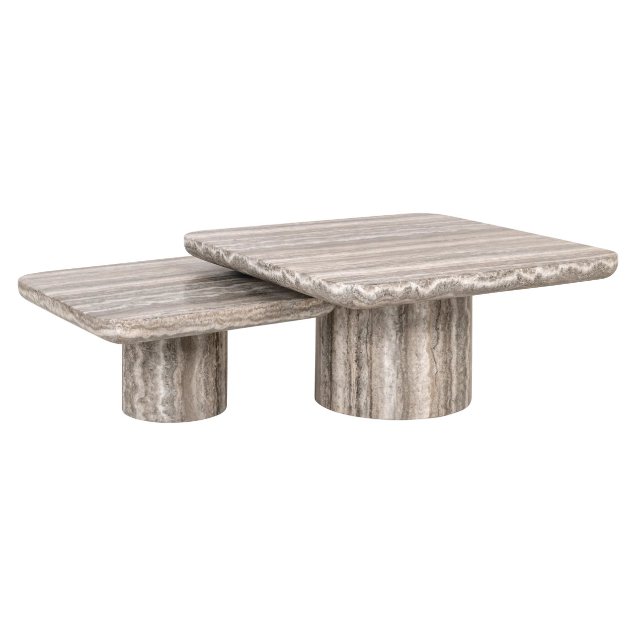 Sofabord Dulce grå denizly Sett med 2 Richmond Interiors Sofabord