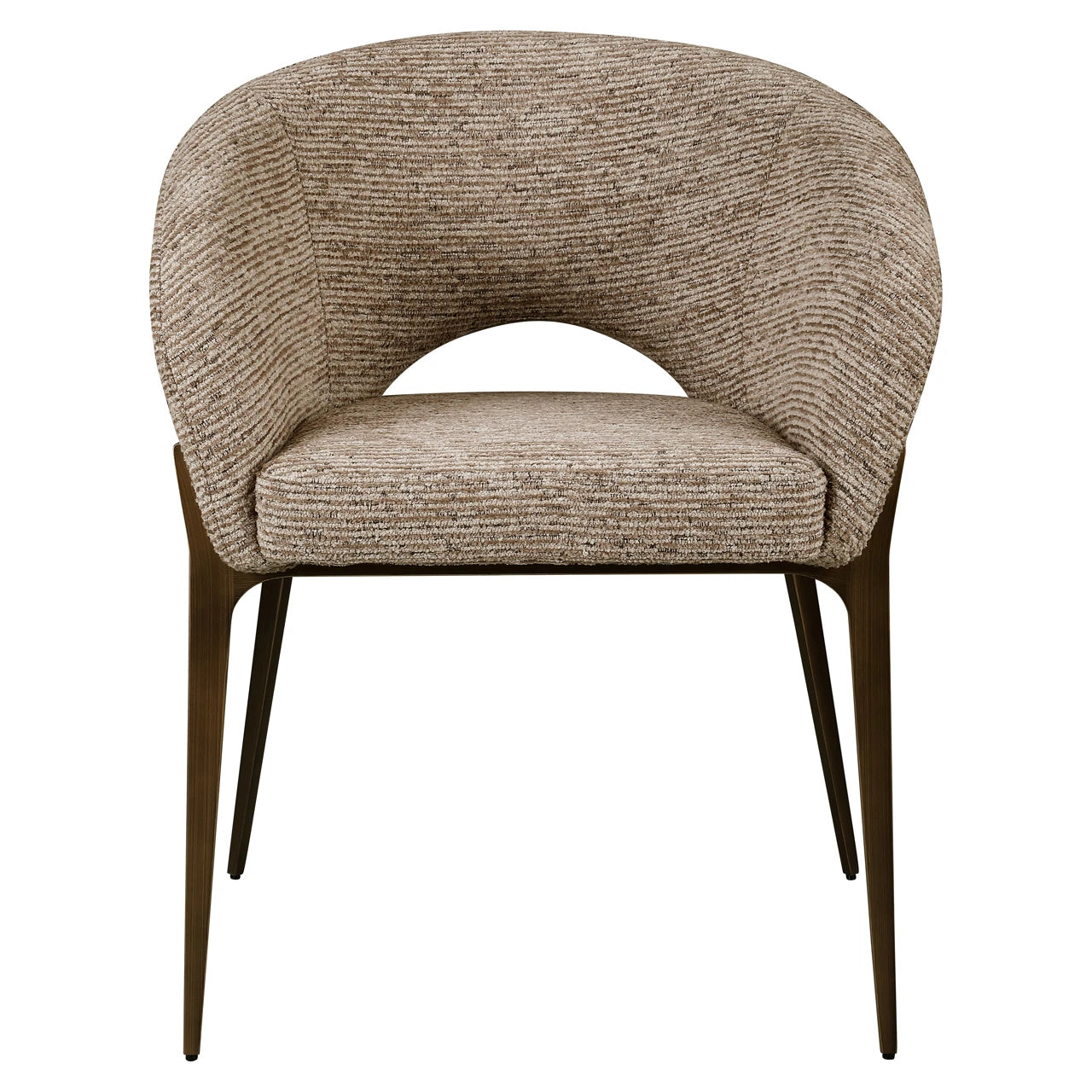 Spisestol Kenzi mocca linear brannhemmende Richmond Interiors Spisestol