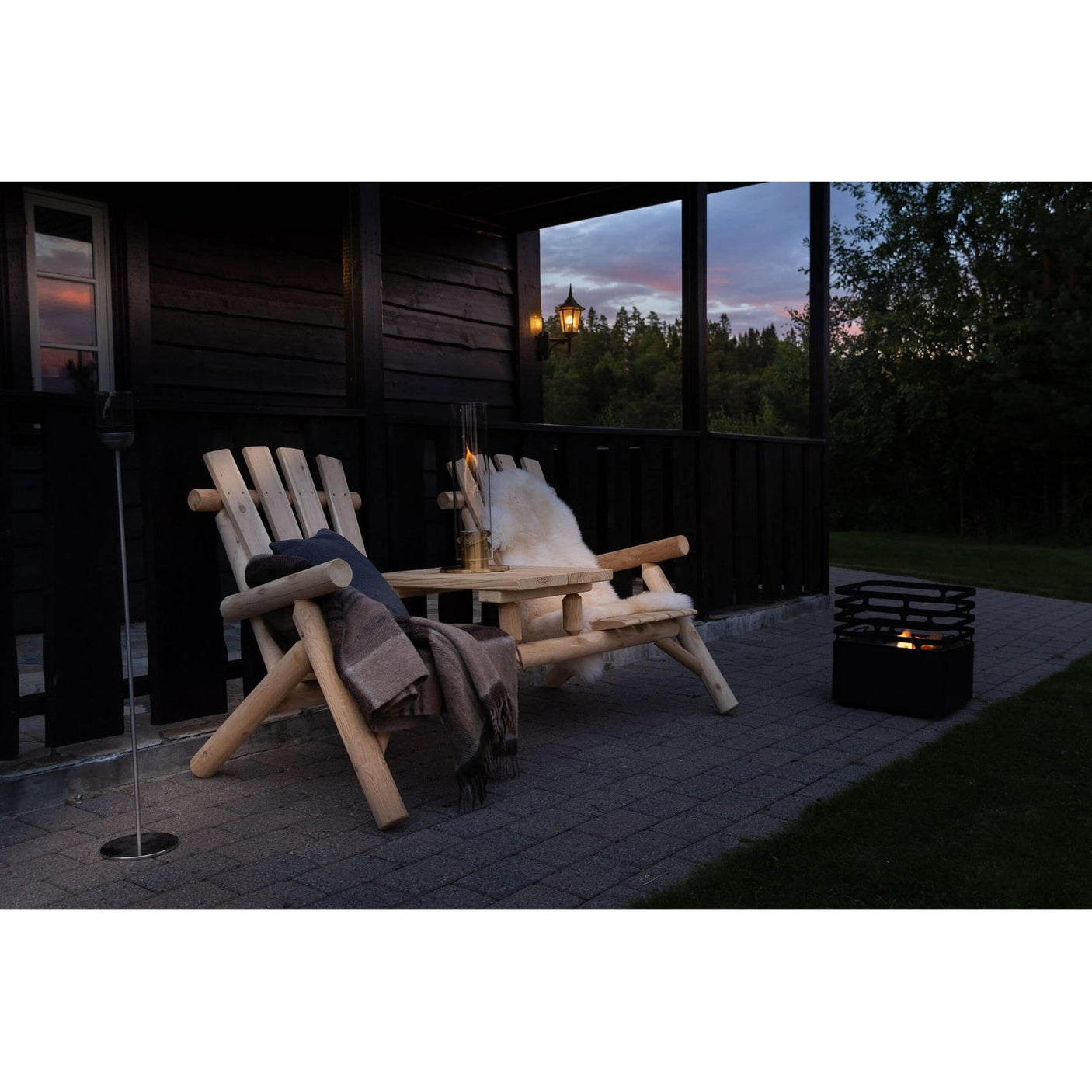 Michigan duo-benk/utestol Hartman Benk