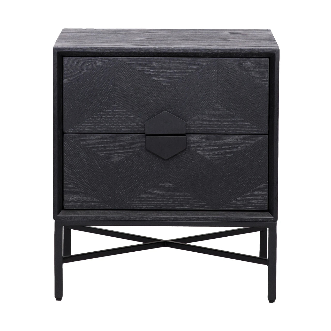 Nattbord Blax svart Richmond Interiors Nattbord