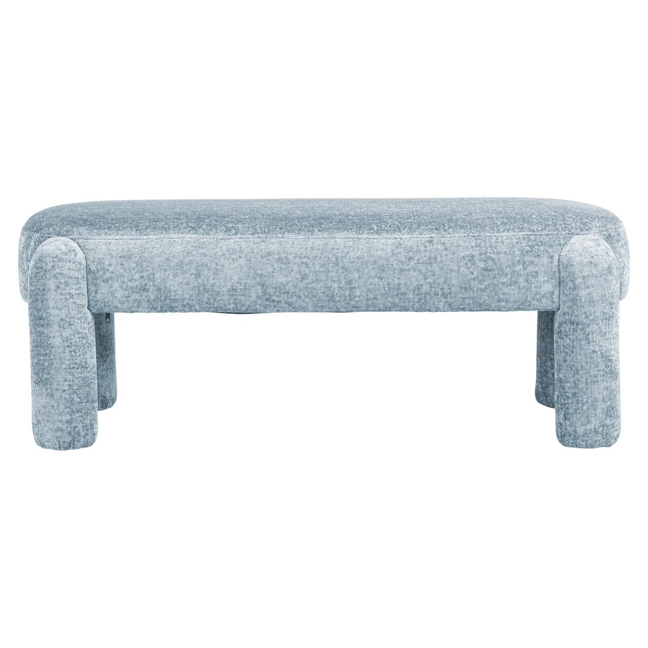 Bench Holly lyseblå chenille Richmond Interiors Benk