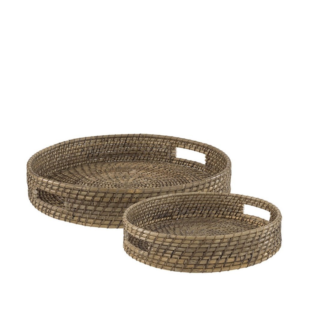 AMAZON - serveringsbrett - sett med 2 Artwood Kurv