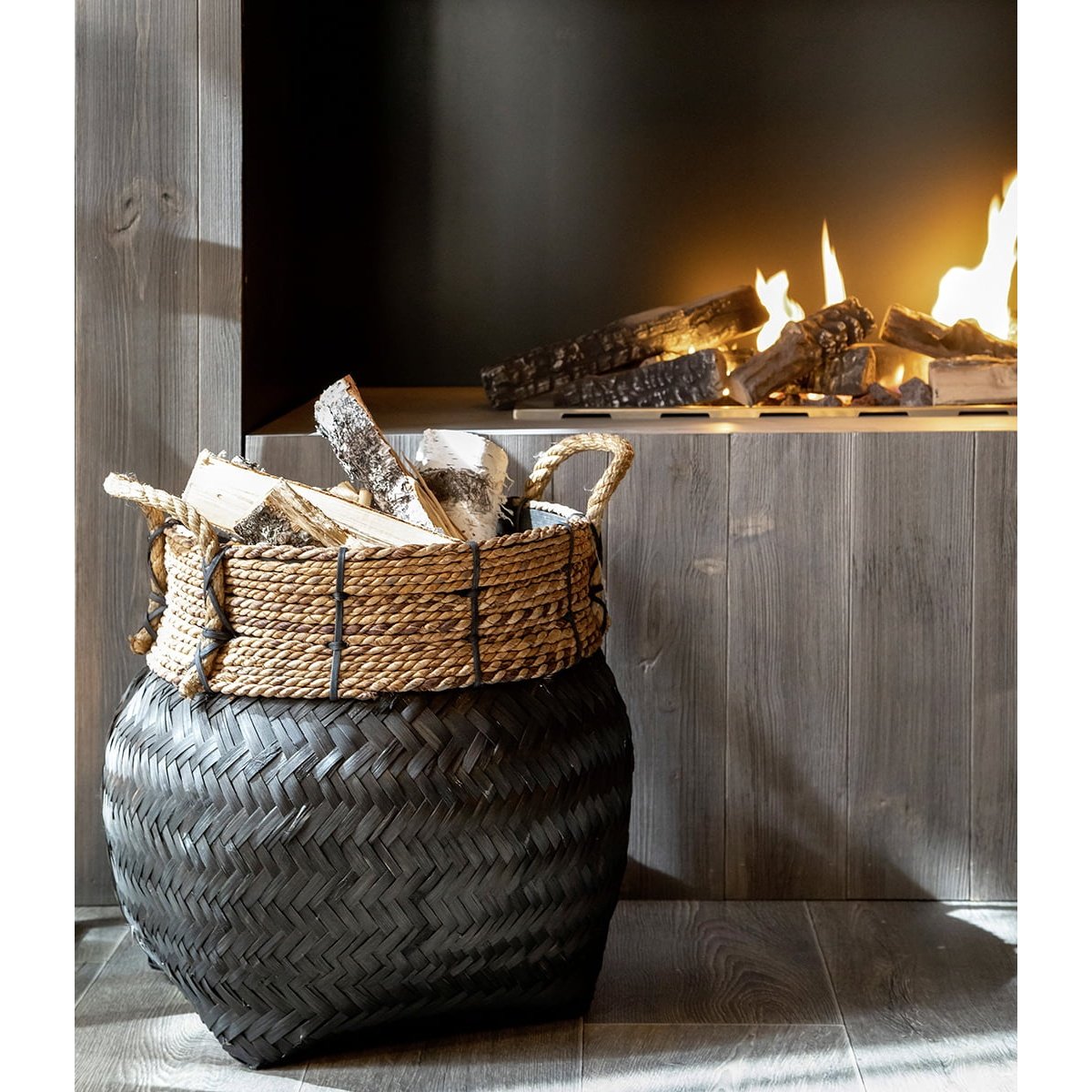 DAVAO kurvsett Artwood Kurv