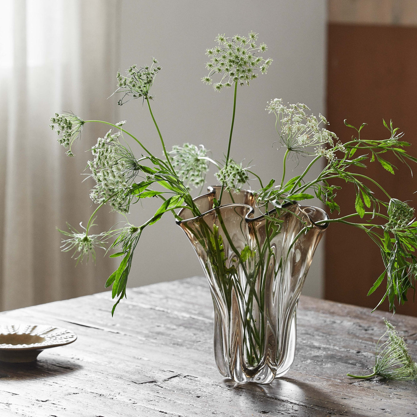 KOMNIO vas - lysbrun Nordal VASEBOWL