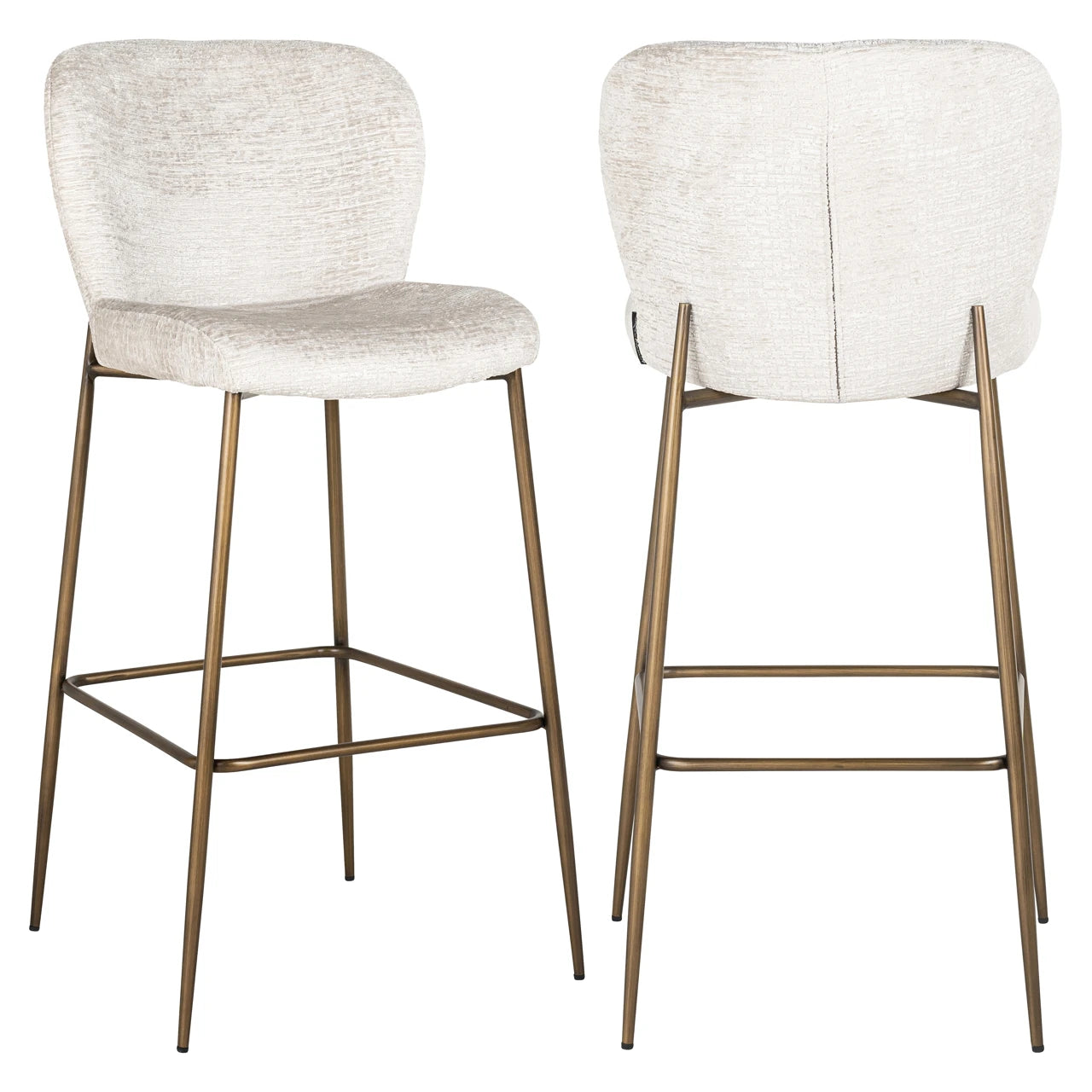 Barkrakk Darby kremfarget fusjon Richmond Interiors Barstol