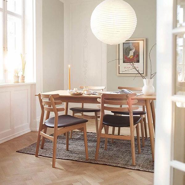 C35BH - Spisebord m/nederlandsk uttak FDB Møbler Spisebord