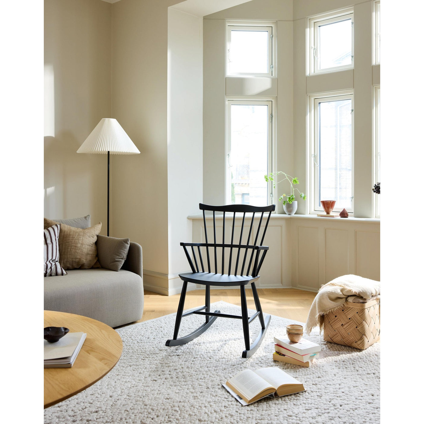 J52G - Gyngestol FDB Møbler Lenestol