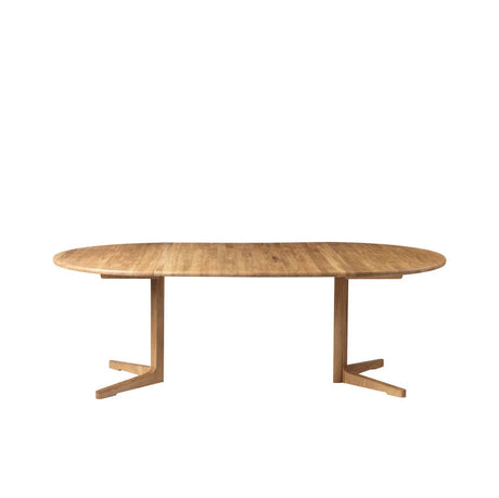 C69E - Ry - Spisebord med 2 ekstra plater FDB Møbler Spisebord