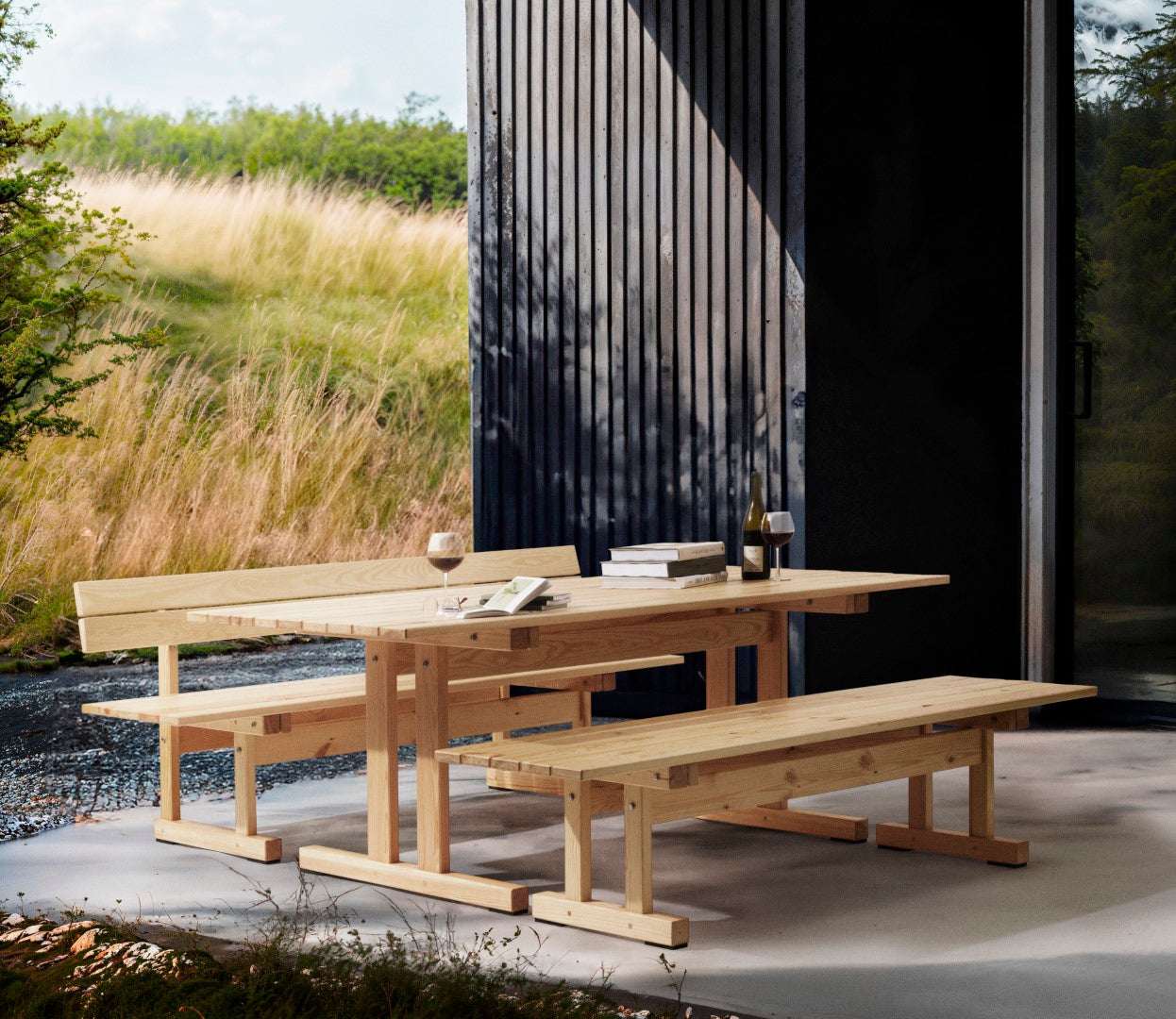 M16 - Ermelunden - Benk med ryggstøtte FDB Møbler Benk