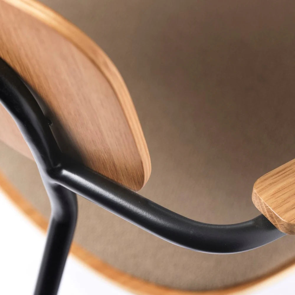 J183 - Holmen - Stable stol med armlener FDB Møbler Spisestol