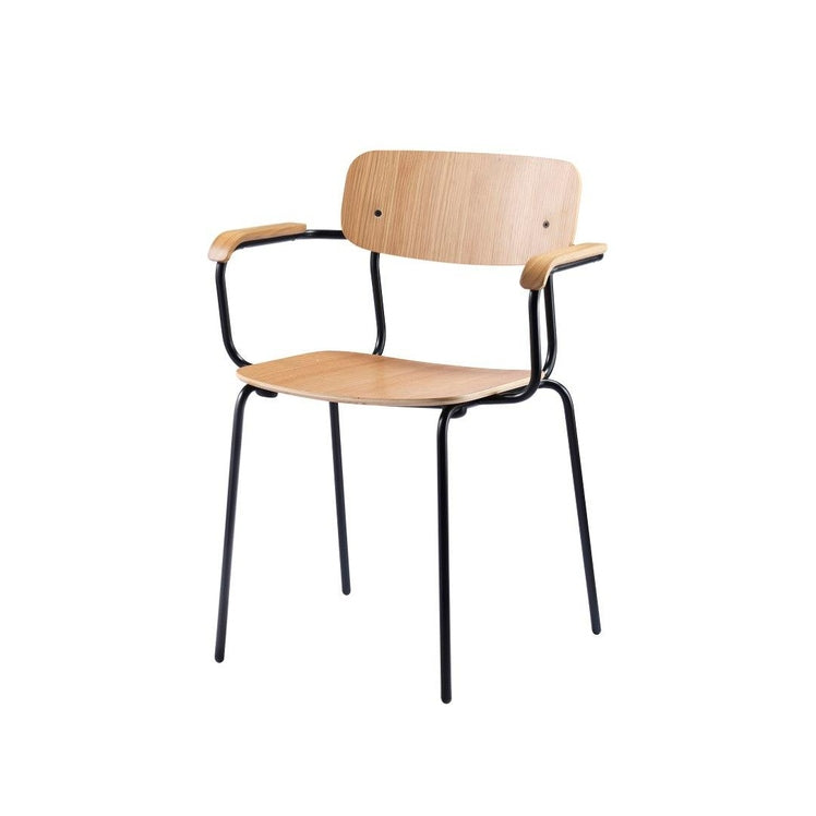 J183 - Holmen - Stable stol med armlener - 4 stk FDB Møbler Spisestol