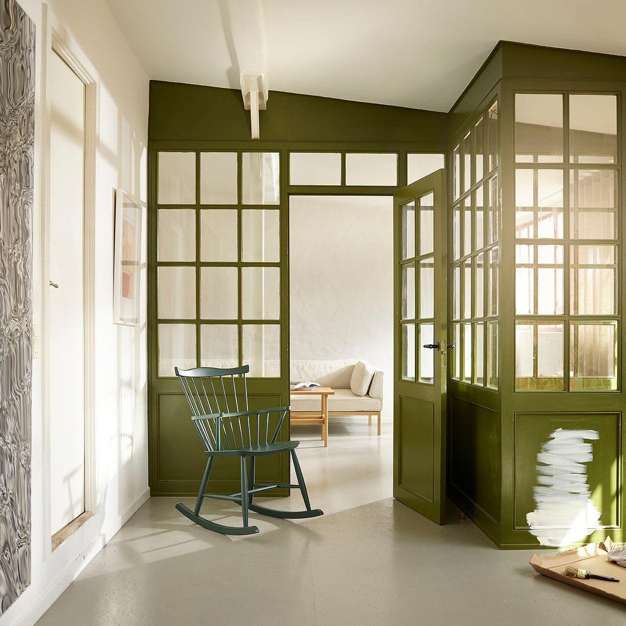 J52G - Gyngestol FDB Møbler Lenestol