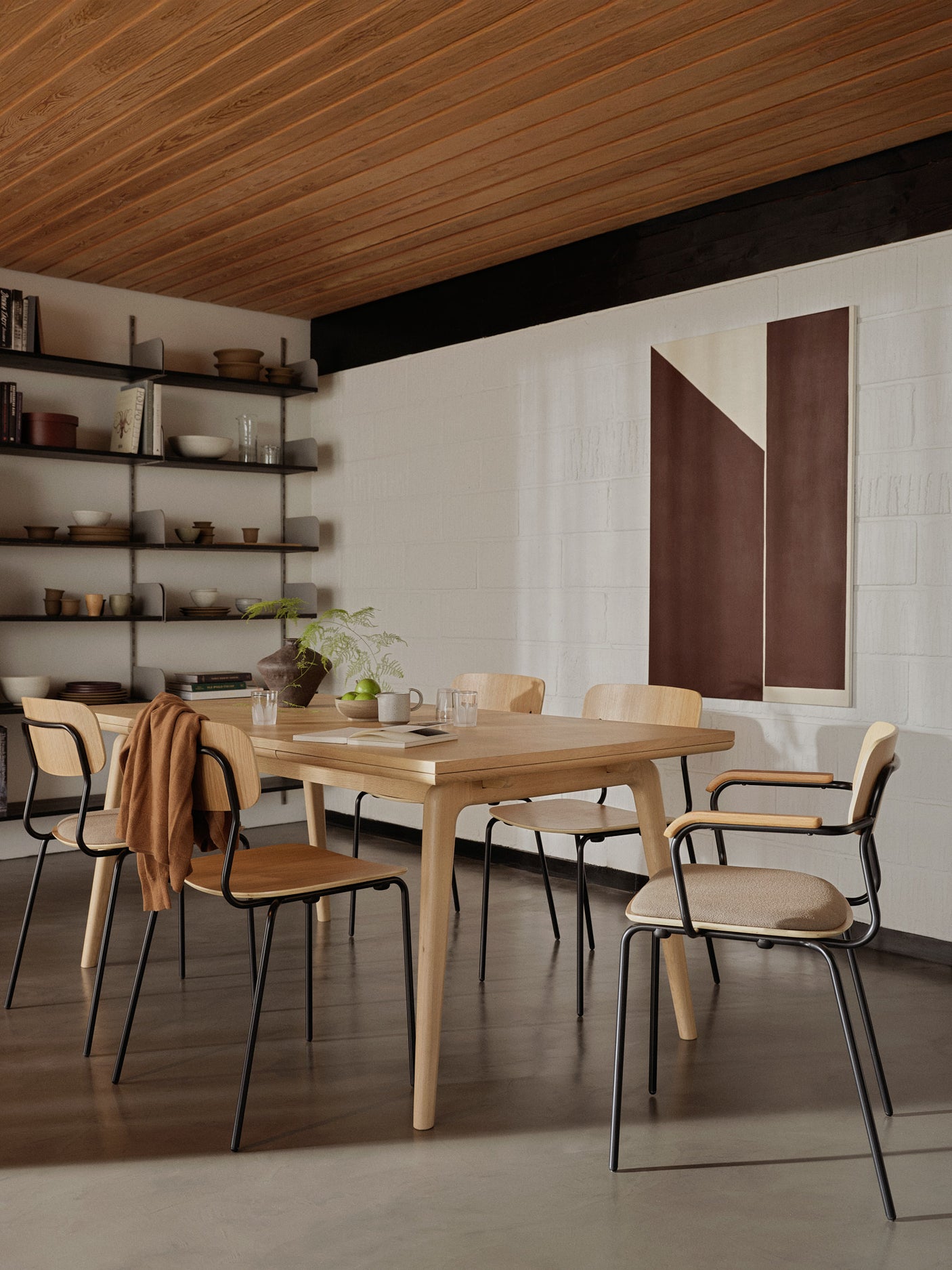 C65 - Åstrup - Spisebord 90x170-280 cm FDB Møbler Spisebord