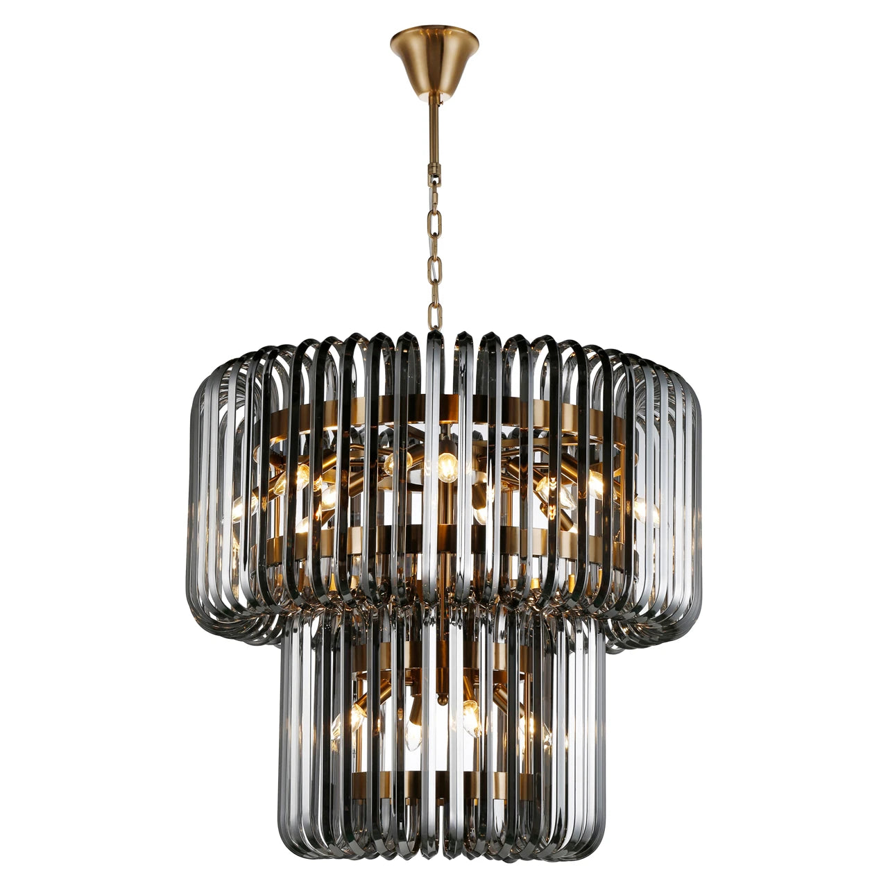 Lysekrone Bryon røyk Richmond Interiors Taklampe