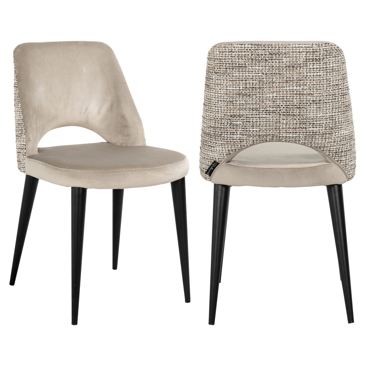 Spisestol Tabitha trendy nature brannhemmende sett med 2 Richmond Interiors Spisestol