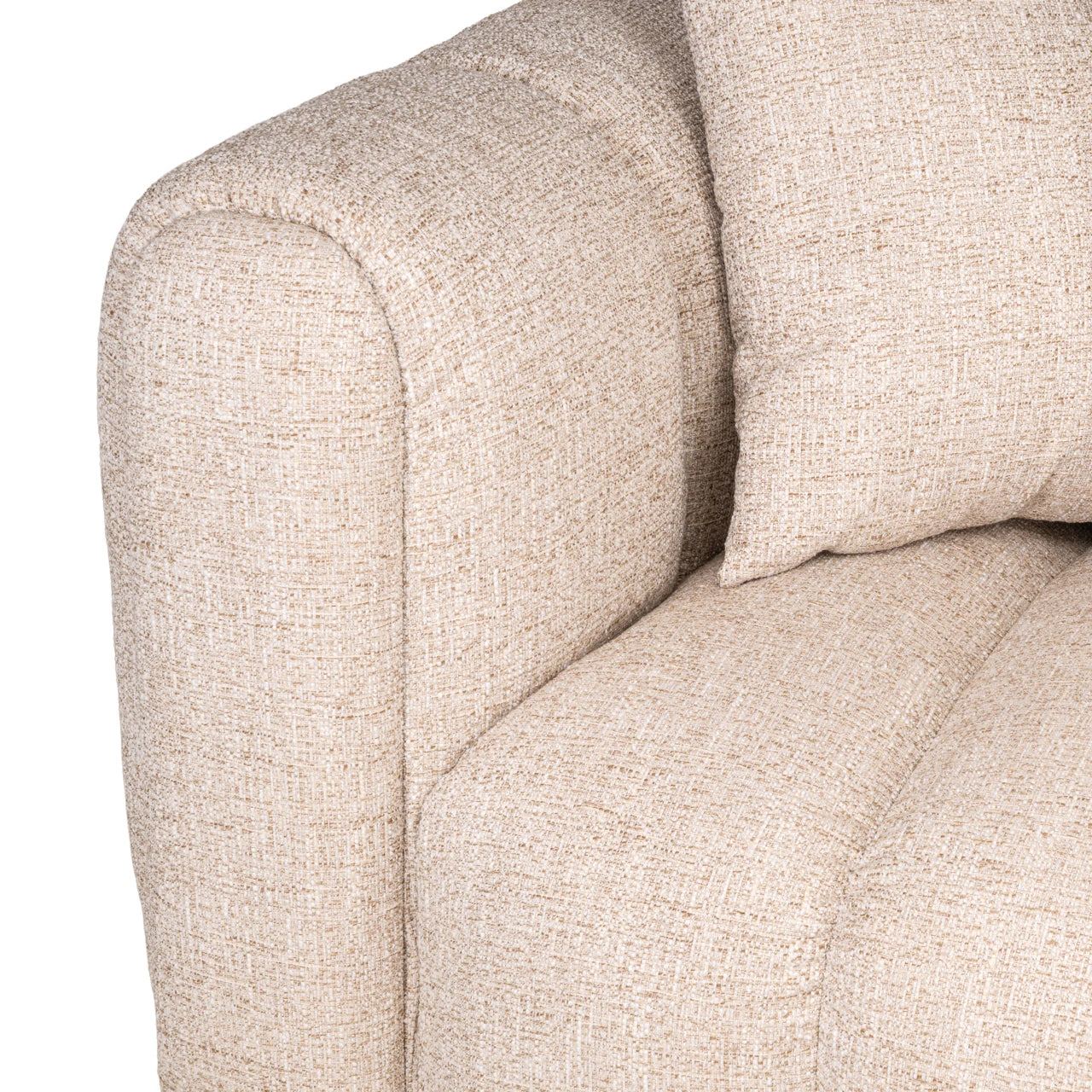 Sofa Novaro krem tweed lounge høyre brannhemmende Richmond Interiors Sofa