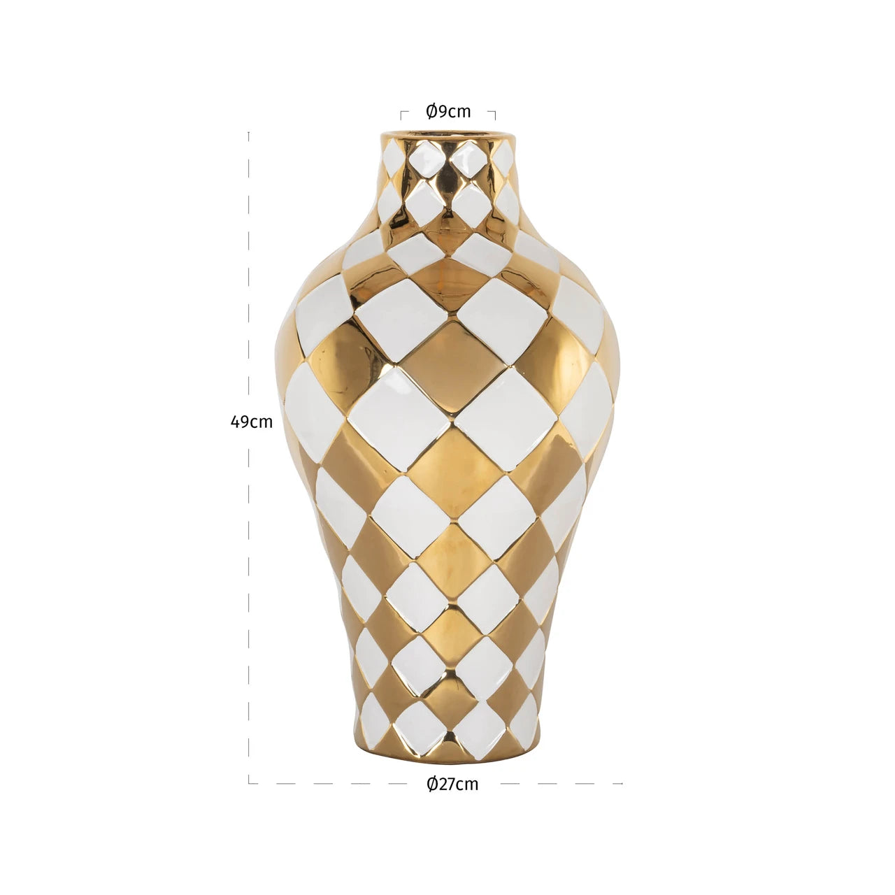 Vase Zilla hvit stor Richmond Interiors Vase