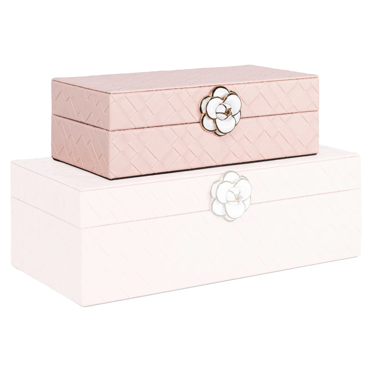 Oppbevaringsboks Lotte rosa liten Richmond Interiors Oppbevaring