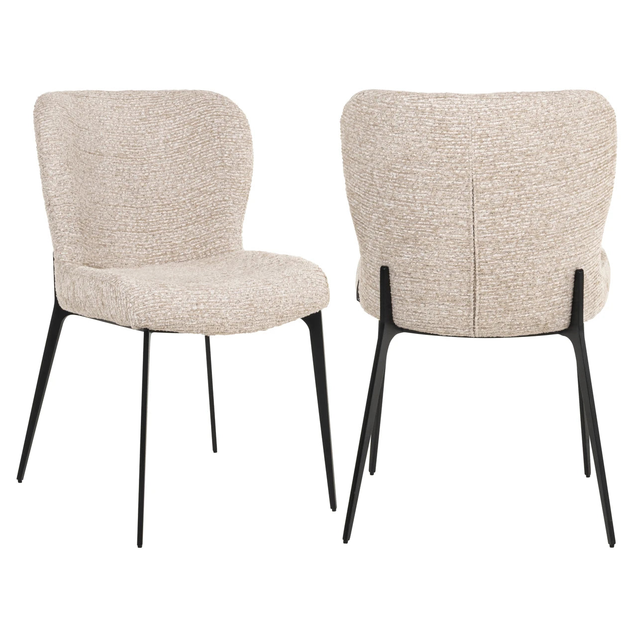 Spisestol Sergio naturlig lineær Richmond Interiors Spisestol