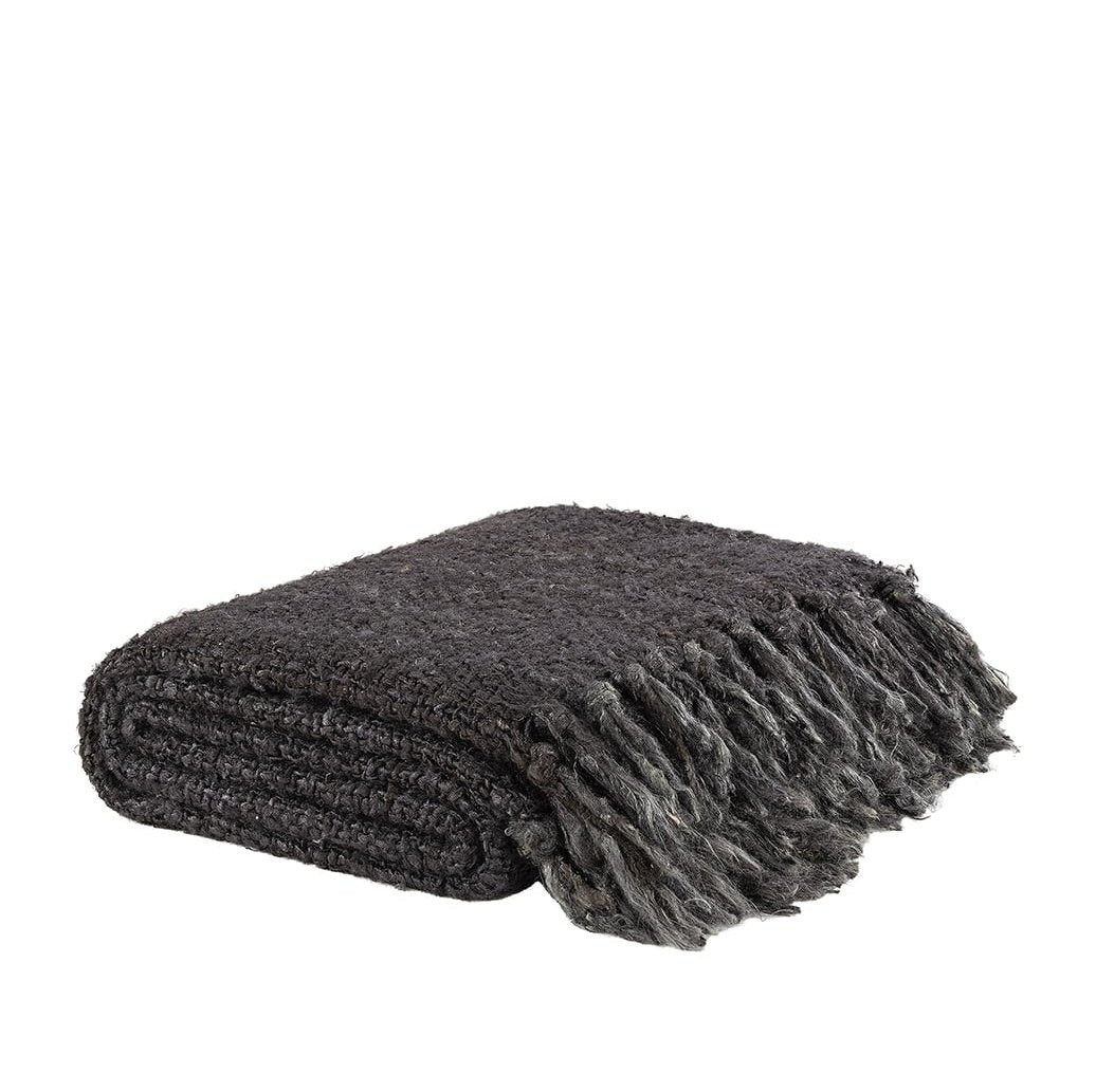 MASSIMO Black Artwood Pledd