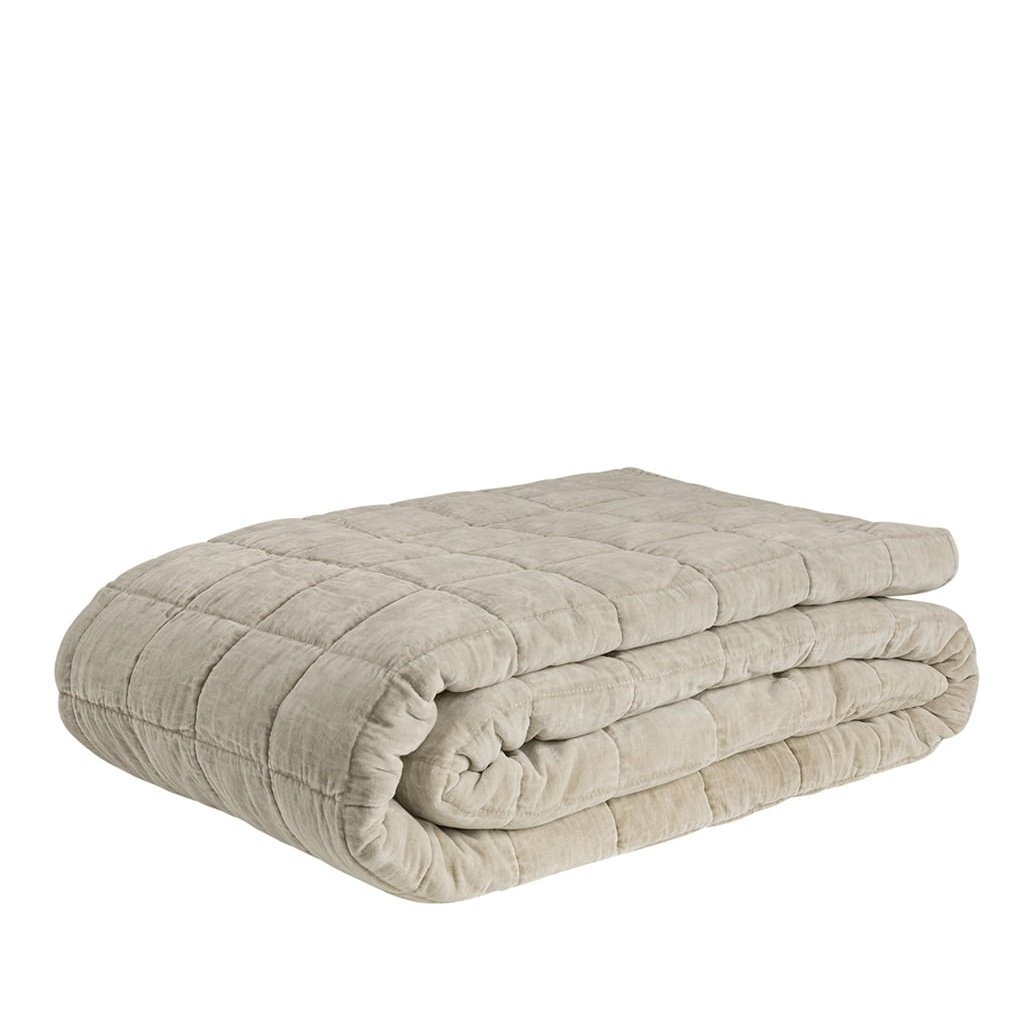 POSH BEIGE Sengeteppe Artwood Seng