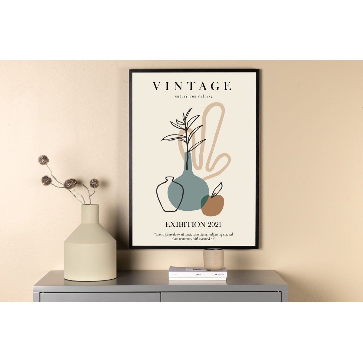 Vintage Poster 30x40 Venture Design Pynteartikler