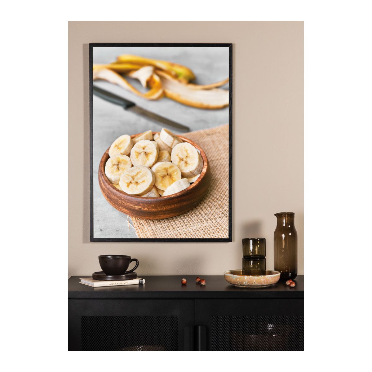 Banana Poster 50x70 Venture Design Pynteartikler