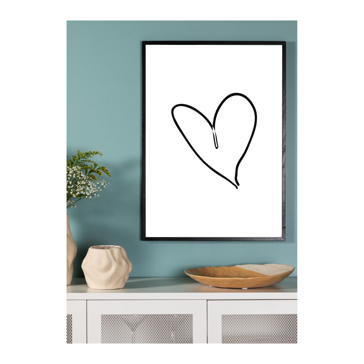 Heart Poster 50x70 Venture Design Pynteartikler