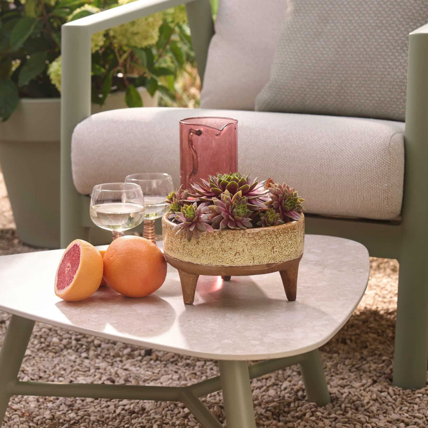 Rana lounge set - Green m/bordsett Hartman Sofagruppe