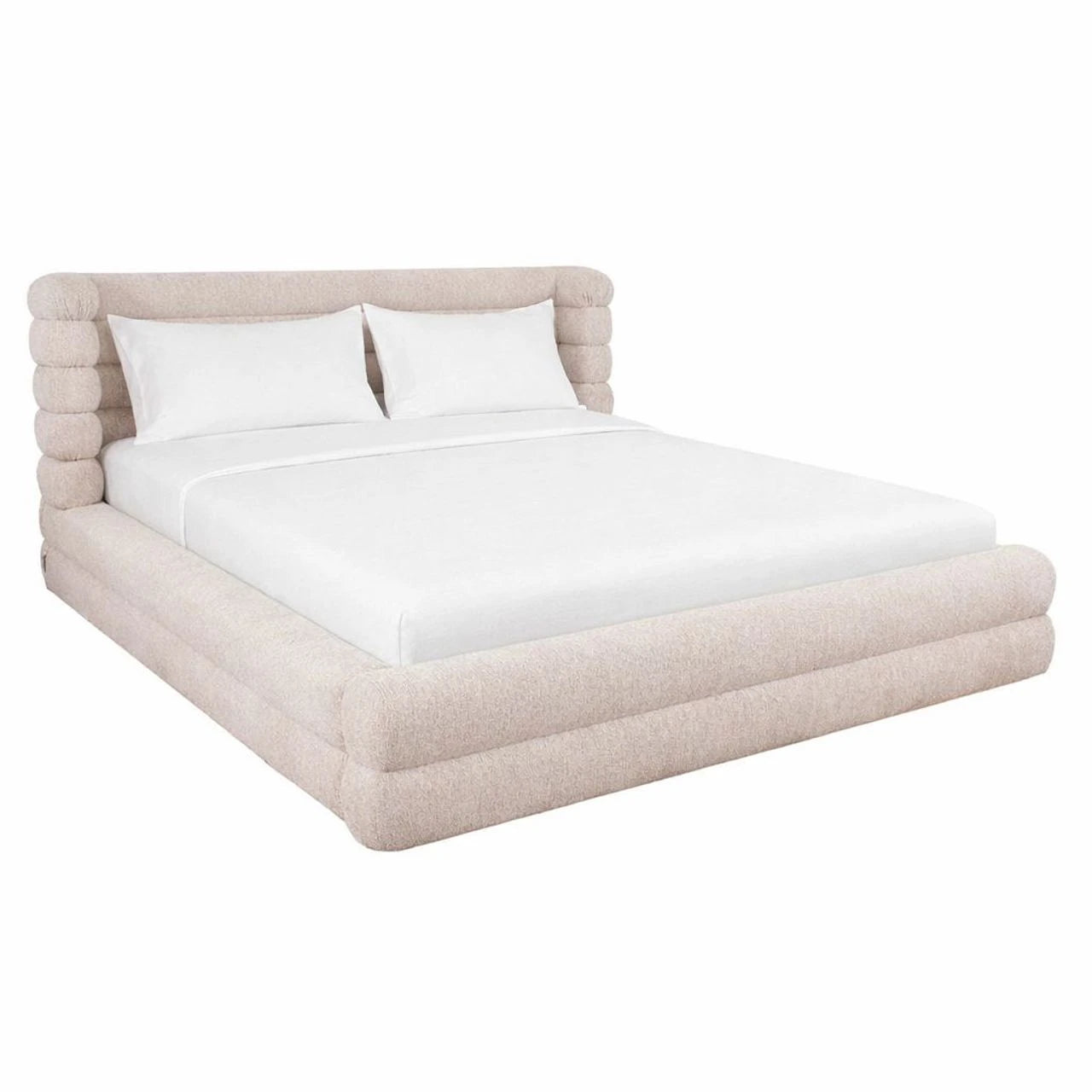 Bed Obidis naturlig lineær 180x210 madrassstørrelse med oppbevaring Richmond Interiors Seng