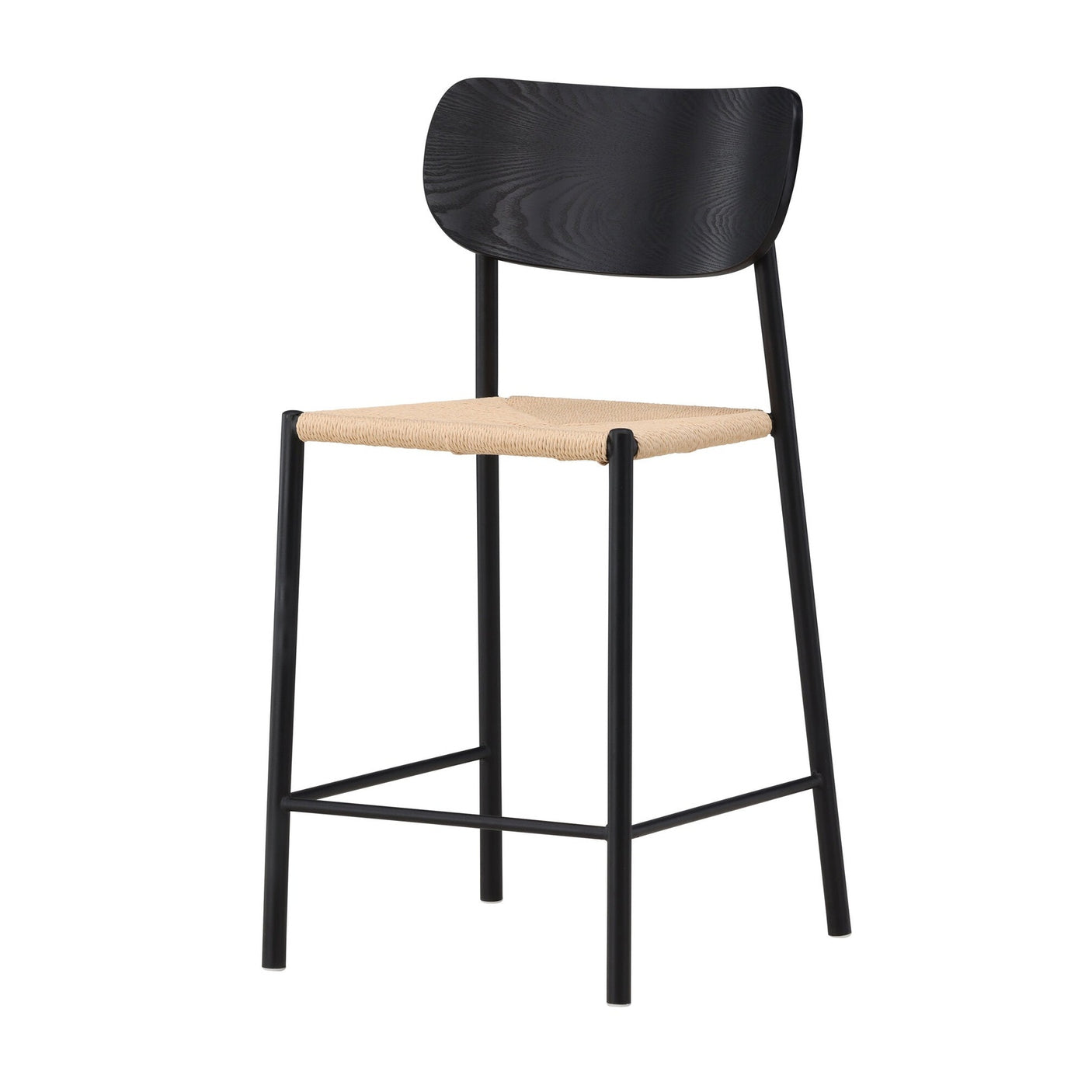 Polly Backrest - Svart / Natur Seil Venture Design Spisestol
