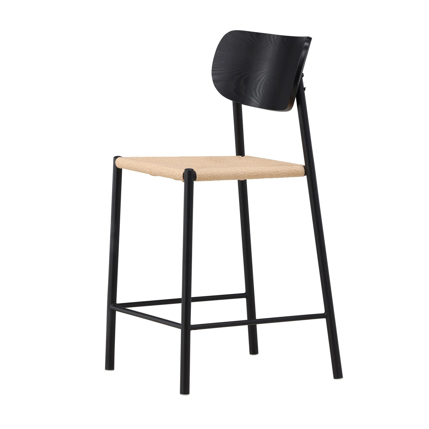 Polly Backrest - Svart / Natur Seil Venture Design Spisestol