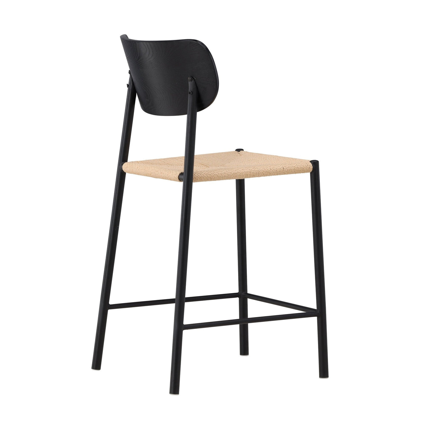 Polly Backrest - Svart / Natur Seil Venture Design Spisestol