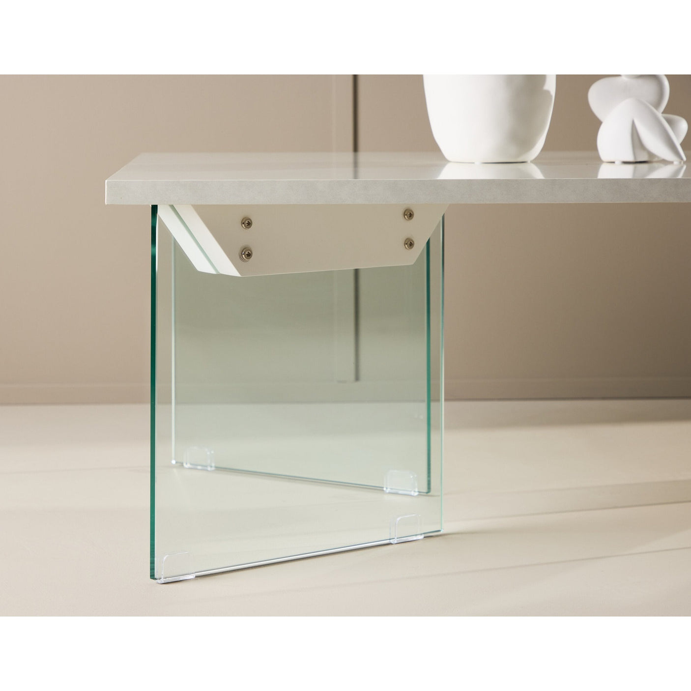 Ester - Glass / Betonglook Venture Design Sofabord