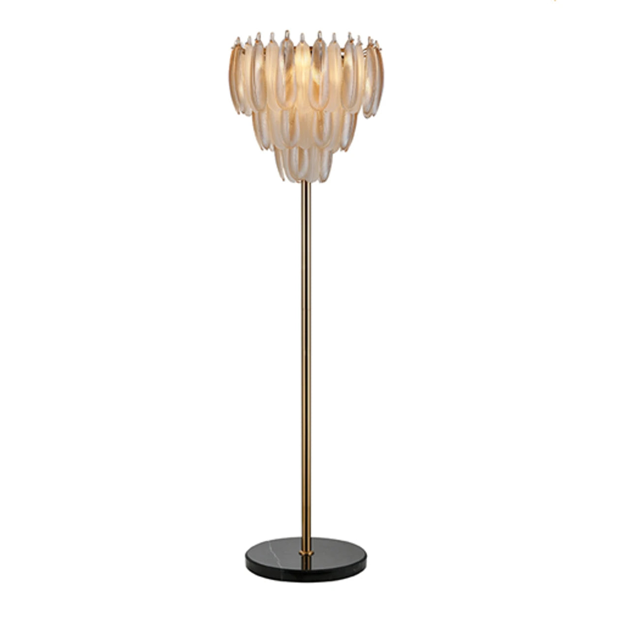 Gulvlampe Chloe antikk messing Richmond Interiors Gulvlampe