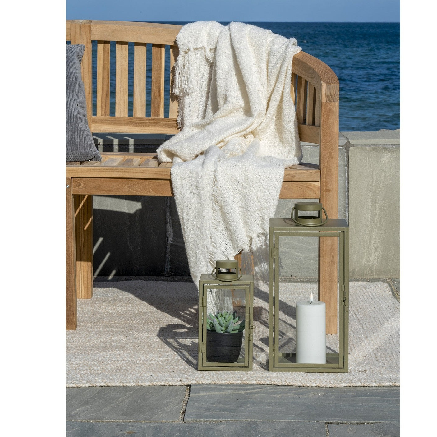 Corfu lanternesett House Nordic Lanterne og lysglass