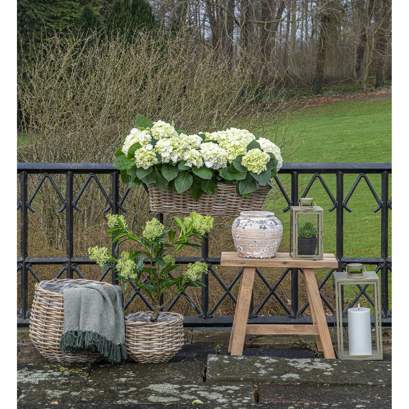 Corfu lanternesett House Nordic Lanterne og lysglass