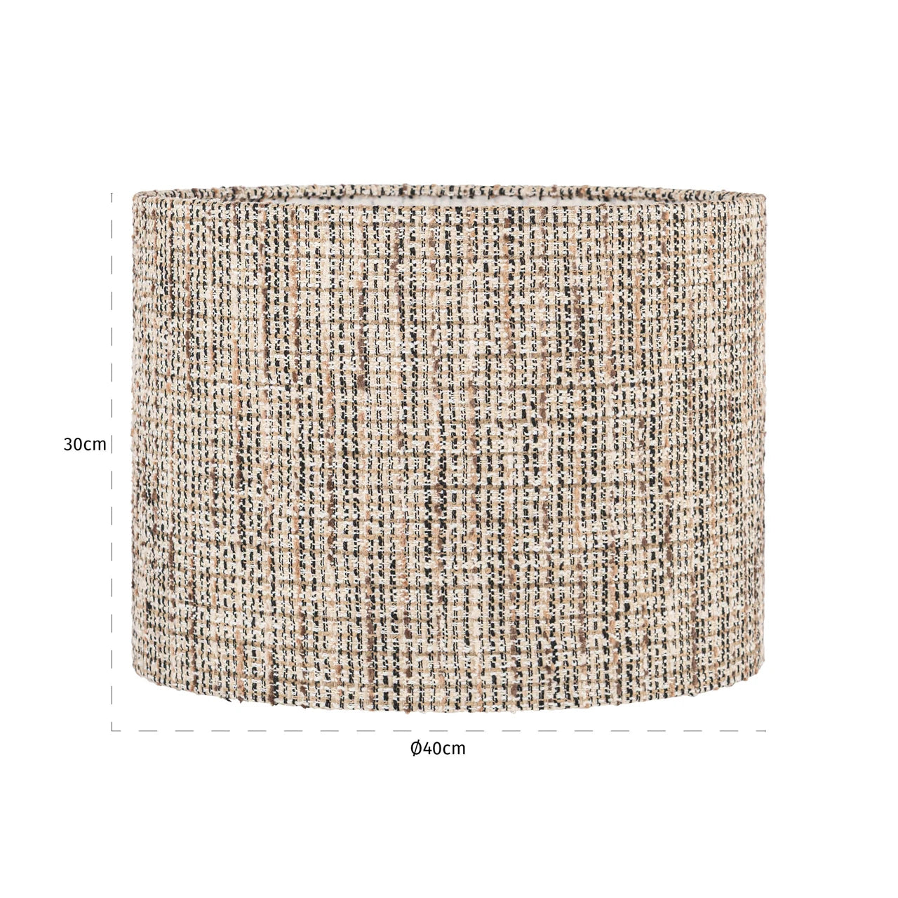 Lampeskjerm Philou trendy natur 40Ø Richmond Interiors Lampeskjerm