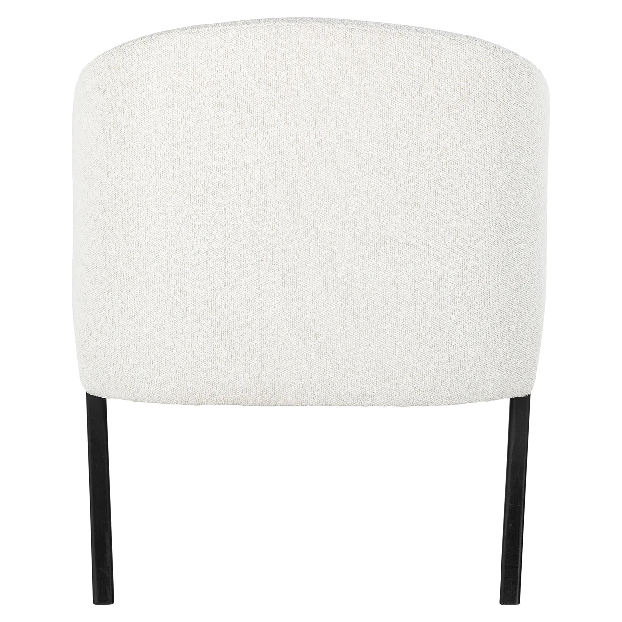 Lounge chair Mia hvit bouclé Richmond Interiors Lenestol
